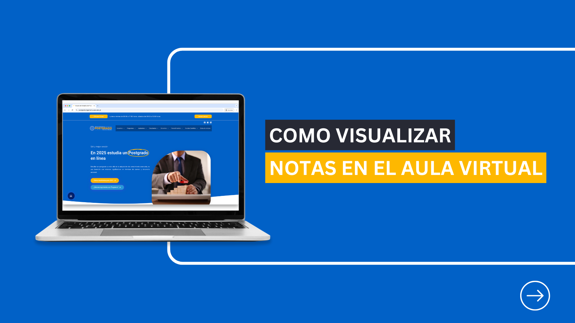 Cómo visualizar Notas en Aula Virtual