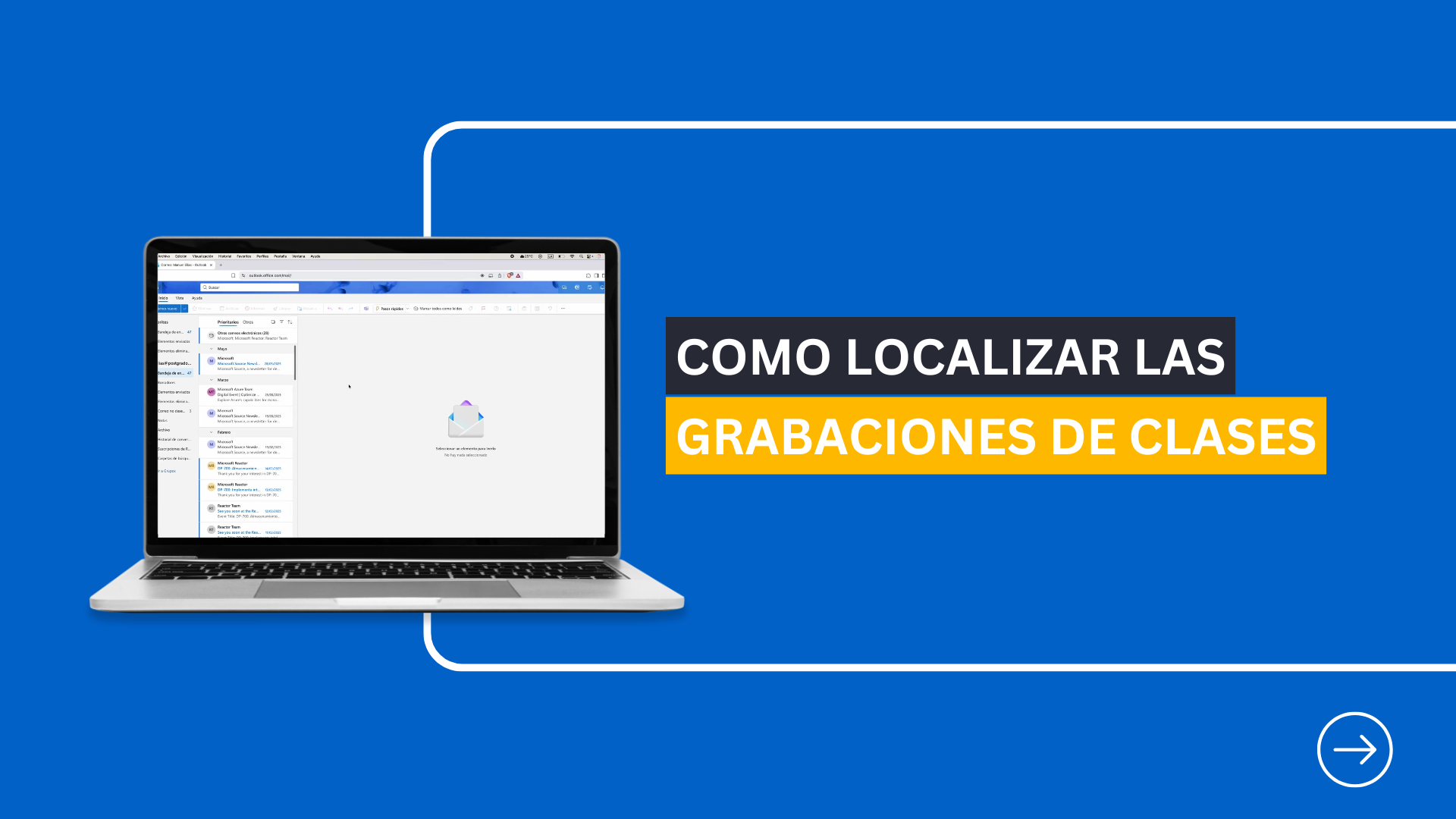 Como localizar las grabaciones de clase